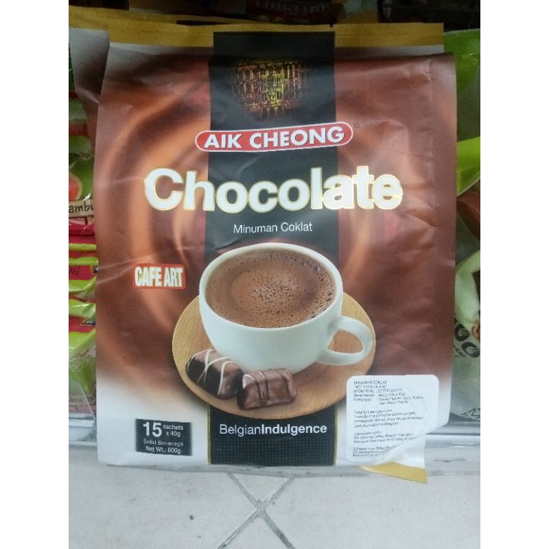 

Aik Cheong Chocolate 15x40gr Belgian Indulgence