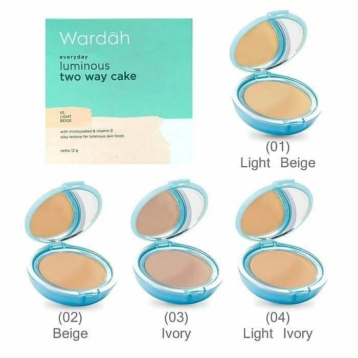 ❤ jselectiv ❤ WARDAH EVERYDAY Luminous TWC | Bedak Padat WARDAH EVERYDAY