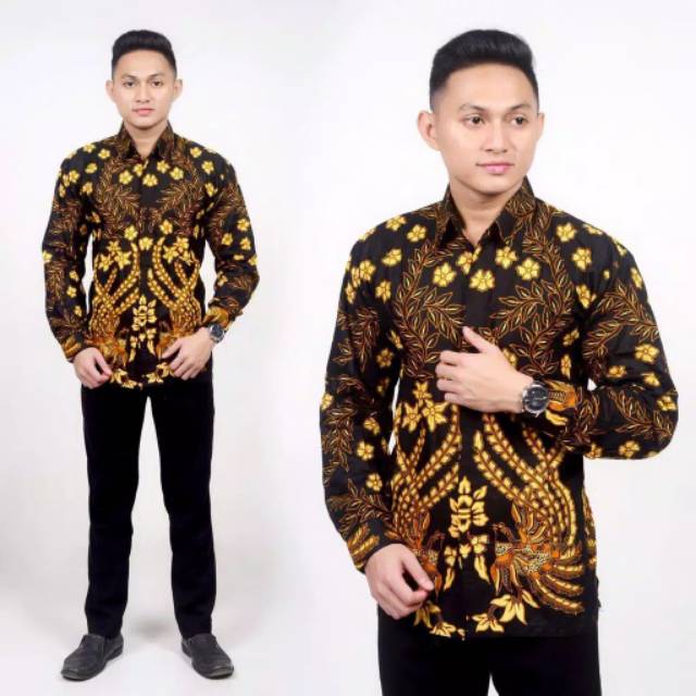 Baju Batik Pria Lengan Panjang Best SELLER