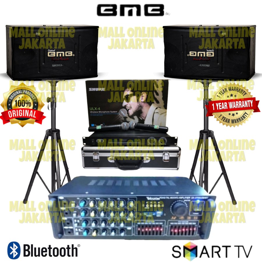 Paket karaoke bmb bluetooth weston sa 3700 paketan sound system rumah