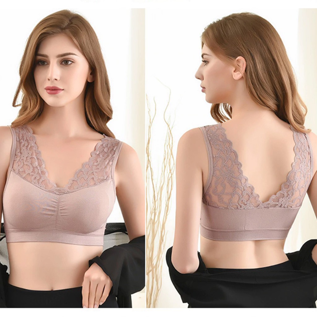 TIANA | Bra Seamless Ada Busa / Elastis Sexy Bralette / Atasan Rajut Busa / art TN MS 1931