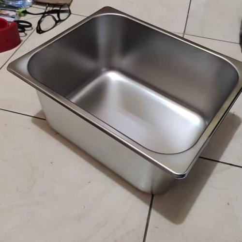 Wajan Kotak / Penggorengan Kentang Stainless 53 cm tanpa tutup