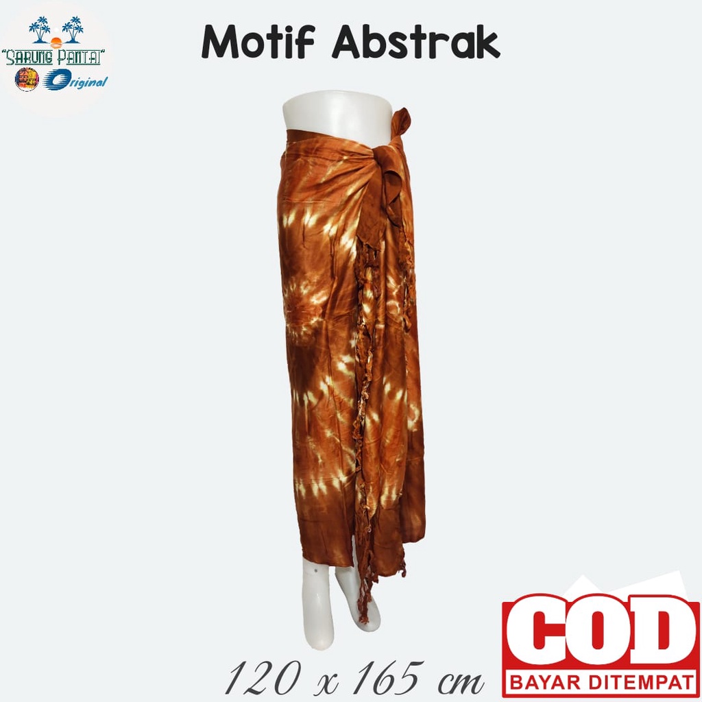 Grosir Sarung Pantai Abstrak Katun Rayon 160/120 cm Rumbai Sembilan Mode