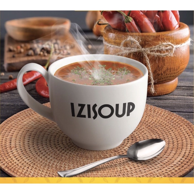 Izisoup per sachet 20 gram mushroom cream soup | spicy sour soup | sweet corn cream soup