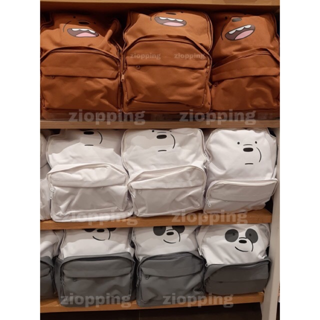 MINISO We Bare Bears / WBB - Tas Punggung We Bare Bears