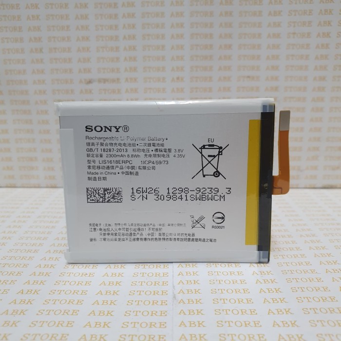 Batere Baterai Battery Sony Xperia XA Dual Sim ORI NEW