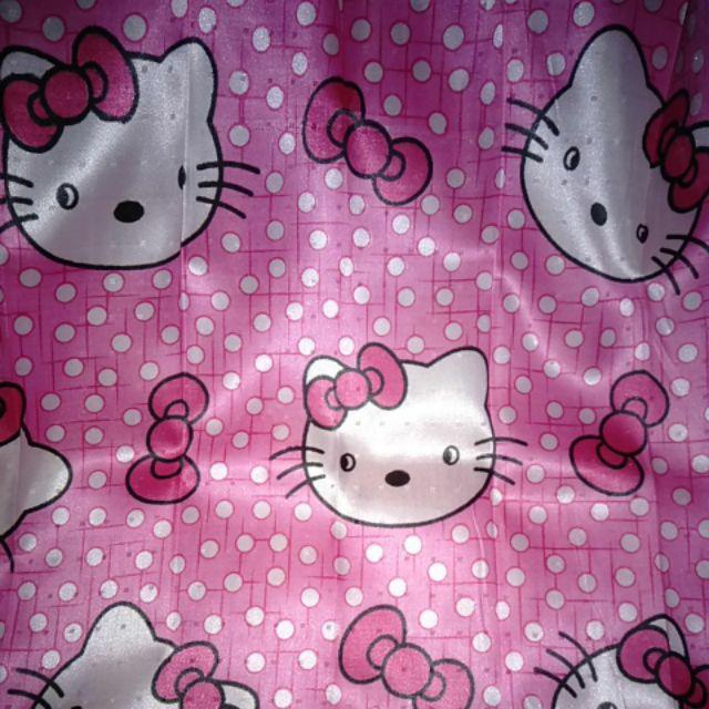 Gorden Hellokitty Saten Gorden  Pintu  Gorden Jendela Saten Halus #gorden# Godyn  Hellokitty Pintu #