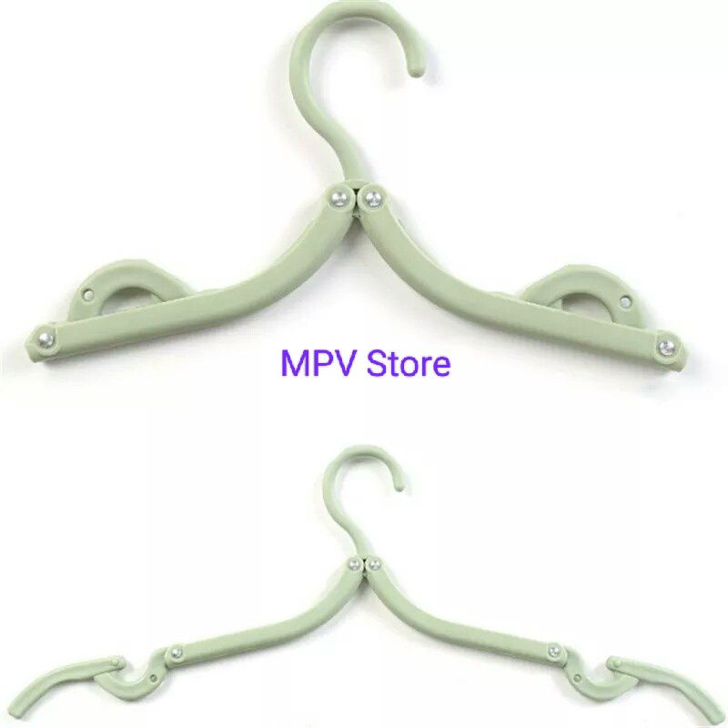 Gantungan Baju Lipat Travelling l Magic Hanger l Hanger Lipat Portable