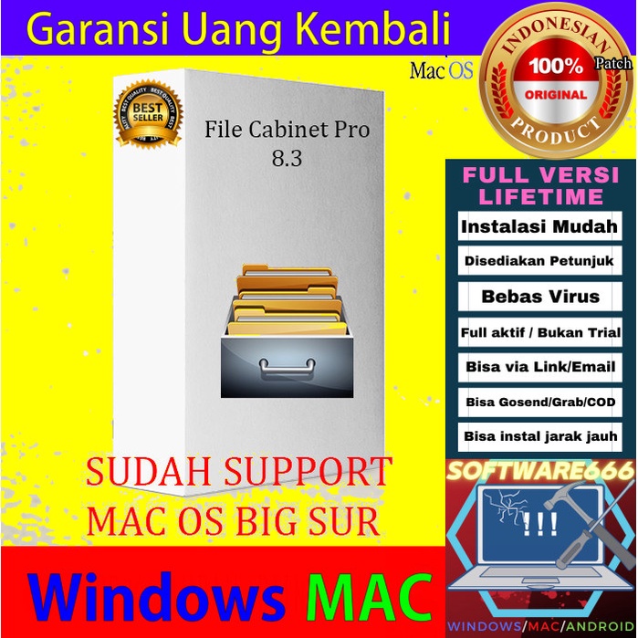 Software File Manager Menubar: File Cabinet Pro 8 [Mac]