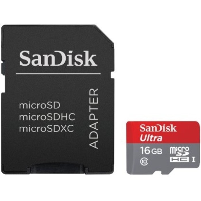 Full HD Ultra Memory Card Micro + Adapter 32 GB SDHC MMC SanDisk**