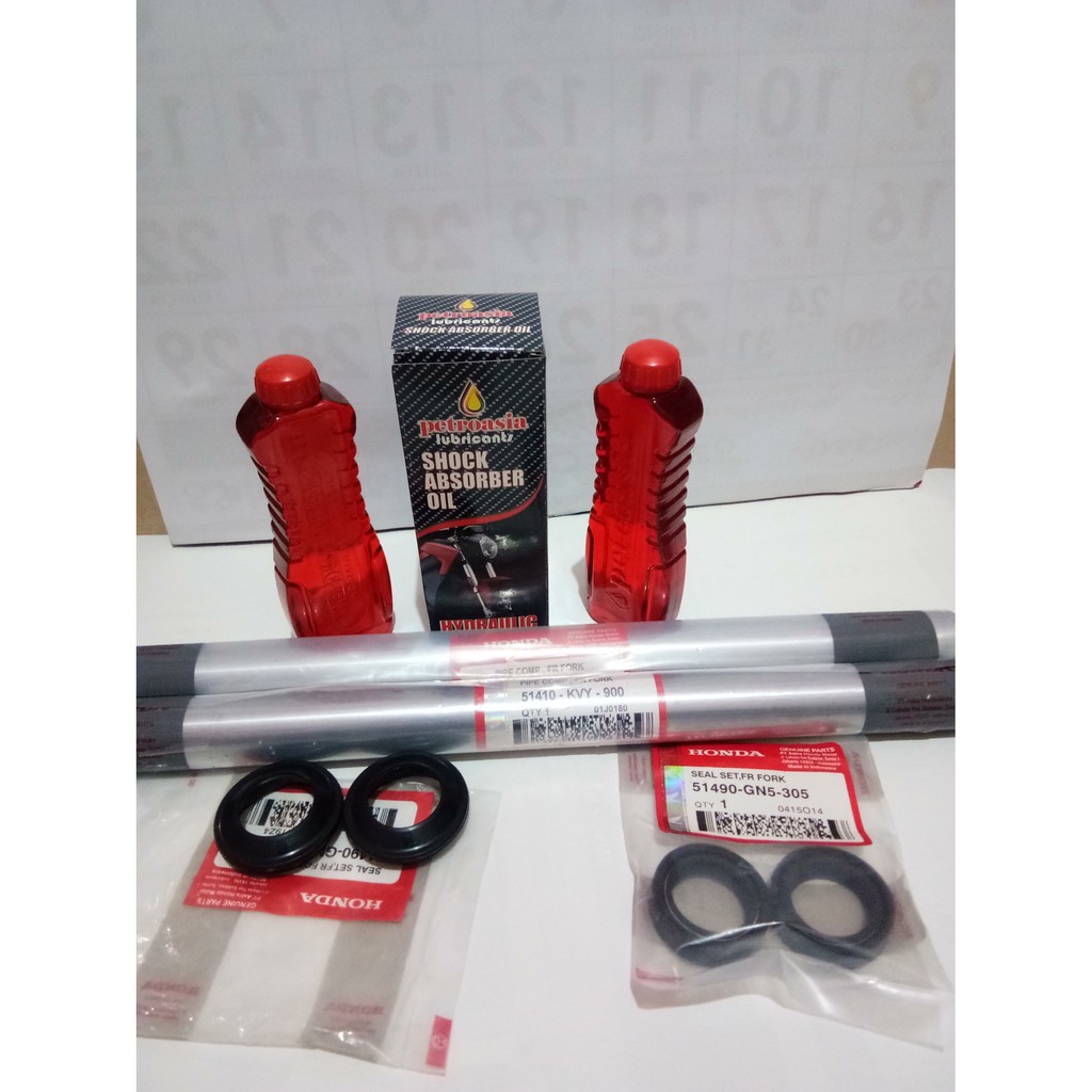 Paket As Shock Sok Depan Vario Beat Scoopy Spacy Karbu Lama KVY KVB Paket Hemat As Shock Sok Depan