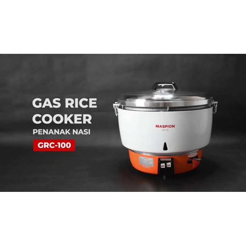 Gas Cooker Gas Rice Cooker Penanak Nasi 10 Liter Maspion GRC-100