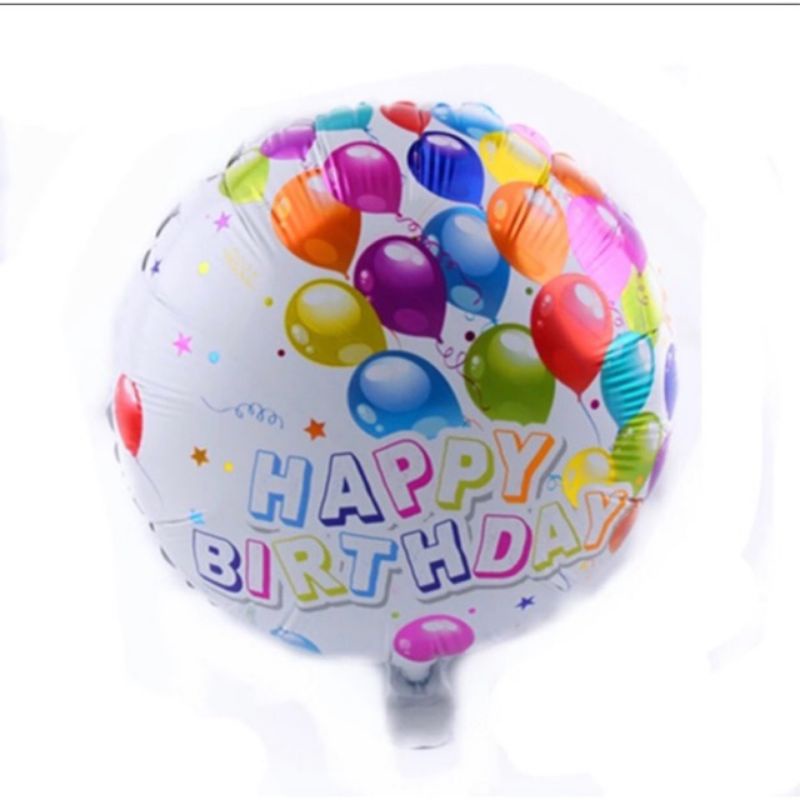 Jual Balon Bulat Happy Birthday Shopee Indonesia