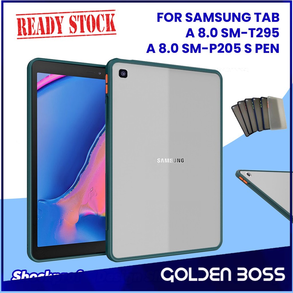 CASE SAMSUNG GALAXY TAB A 8.0 INCH 2019 T295 - MY Choise Case Dove Pelindung Kamera Bumper Aero