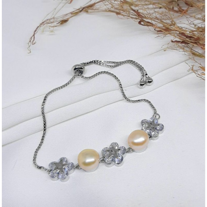 Gelang Serut Mutiara Asli