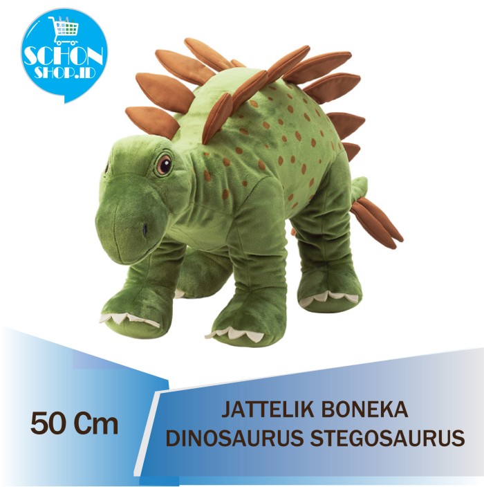 Boneka Dino / Dinosaurus Stegosaurus Boneka Jumbo 50 cm Boneka Anak Balita Premium
