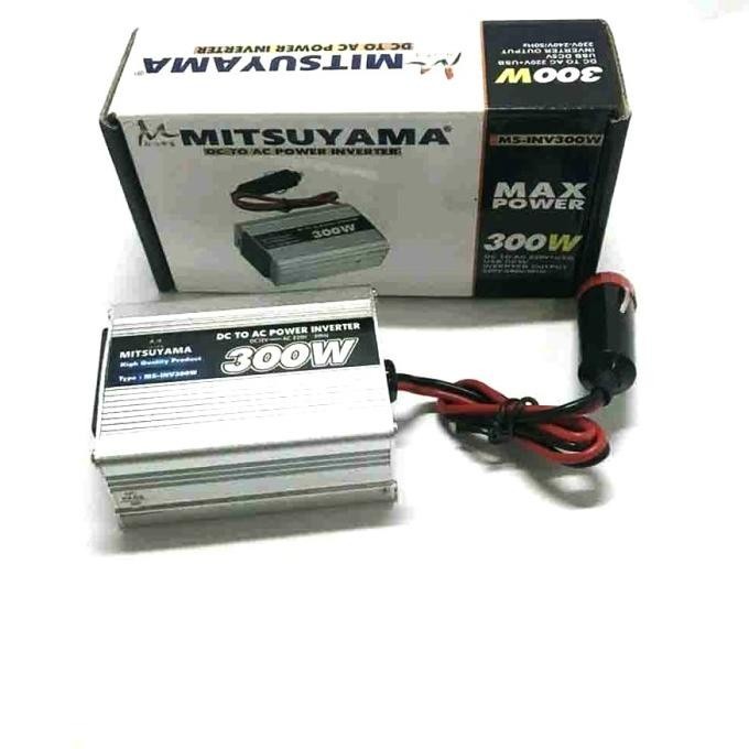 COD Power Inverter 300 Watt Mitsuyama MS INV-300W DC To AC USB 5V / INVERTER  MITUYAMA 300 WATT MS-300W