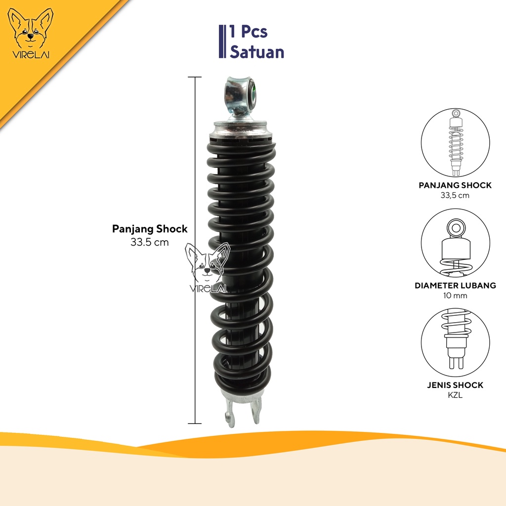 Shockbreaker/ Sock Belakang / Peredam Kejut Beat FI /  Scoopy / Spacy [IMPACT]