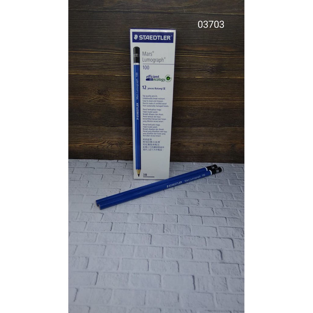 

Pensil 3B Staedtler Biru