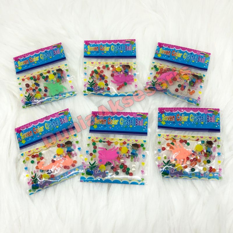 Waterbeads /Hidrogel multicolor) mainan anak animal