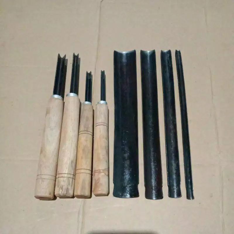 alat pahat ukir kayu jenis Kol dan coret 1 set