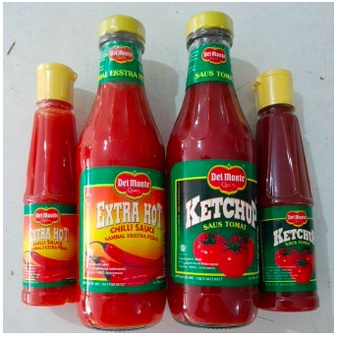 

Saus tomat saos sambal Delmonte extra hot sauce chili tomato OURSHOPNOW