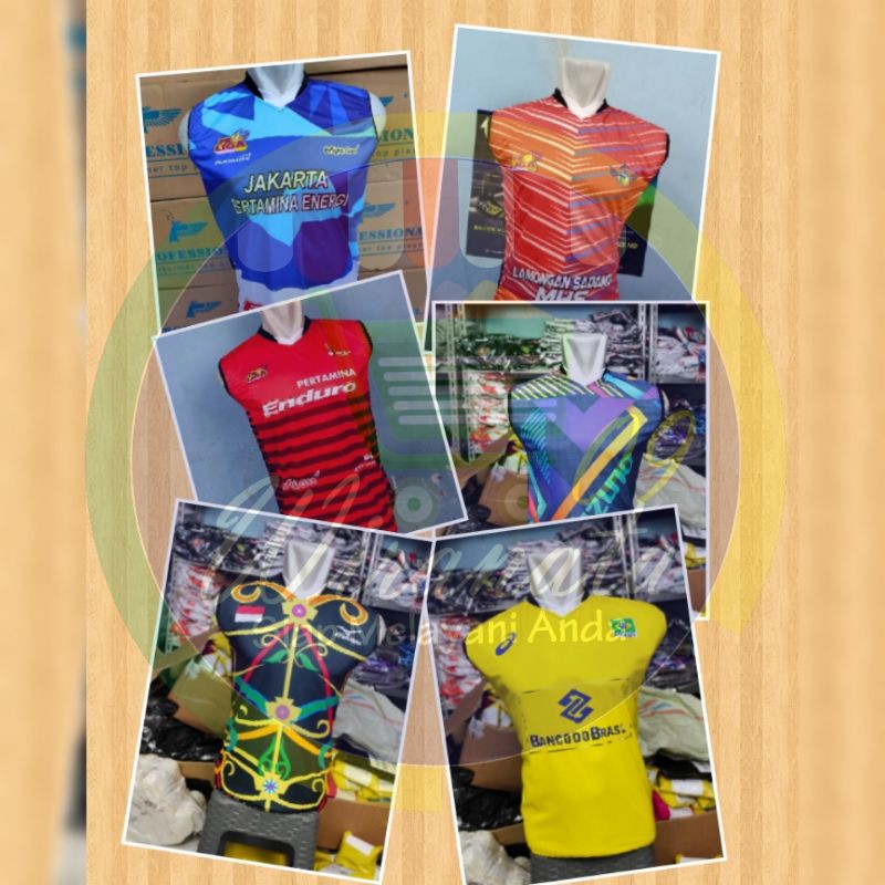 KAOS Volly Proliga Jersey Volly Jersey Printing Vollyball Jersy Futsal Jersy Bola