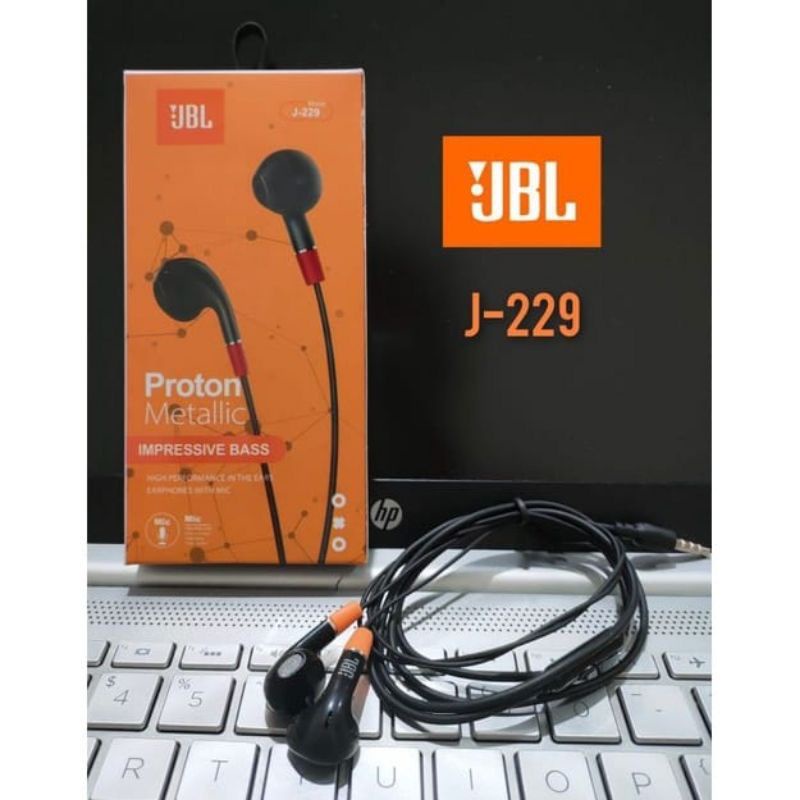 Hf Handsfree Headset JBL J-229 Proton Metalic Impressive Bass