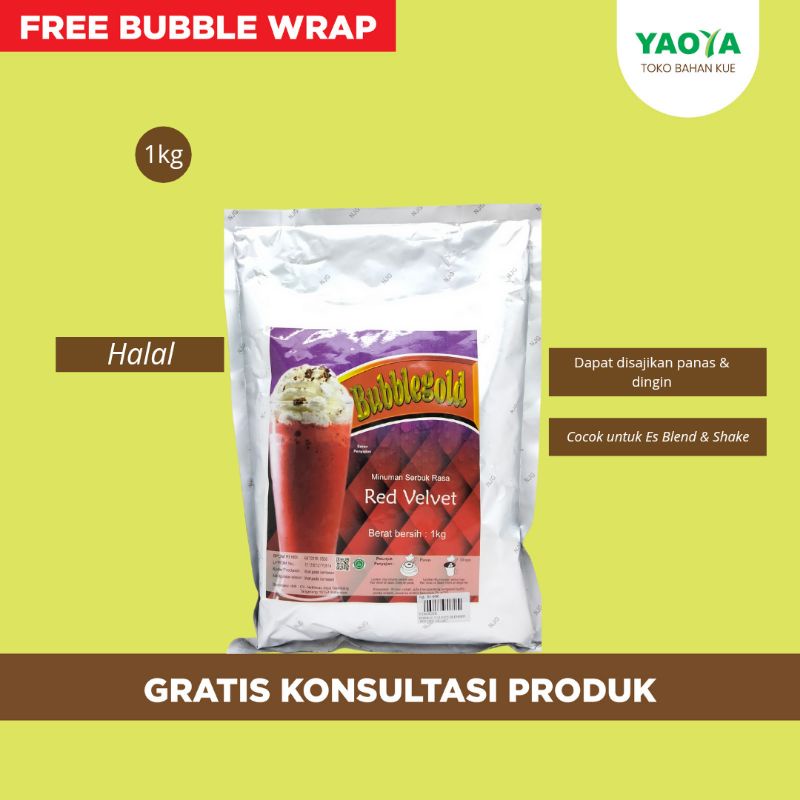 

BUBBLE GOLD ES BLENDER 1KG RED VELVET