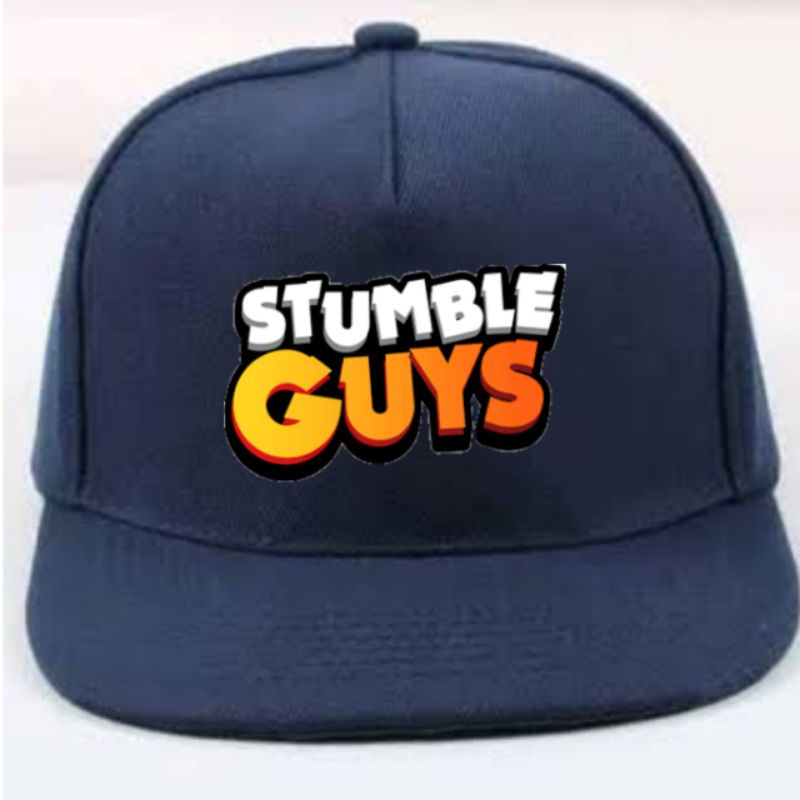 topi anak snapback stumble guys bahan premium