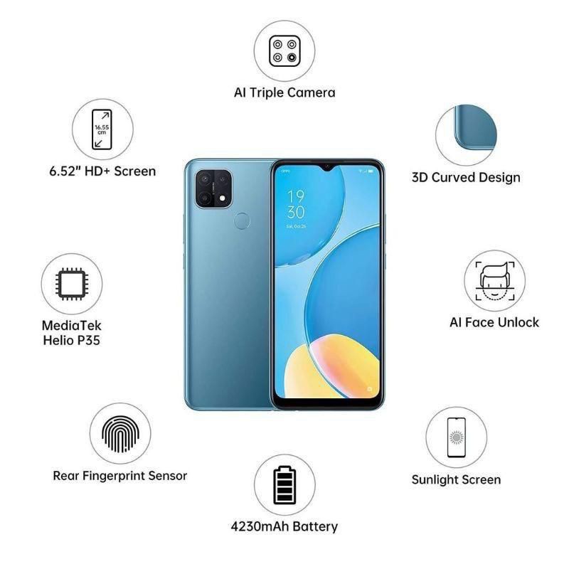 Oppo A15 Ram 3 GB Rom 32 GB Garansi Resmi OPPO