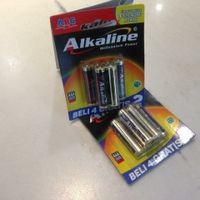 Baterai / Batere ABC Alkaline AAA isi 4 buah gratis 2 buah ( 6 buah )