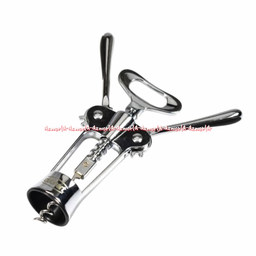 Culinart Bottle Opener Alat Pembuka Botol Model Putar Bor Lubang Culin Art Press Stainless Stell