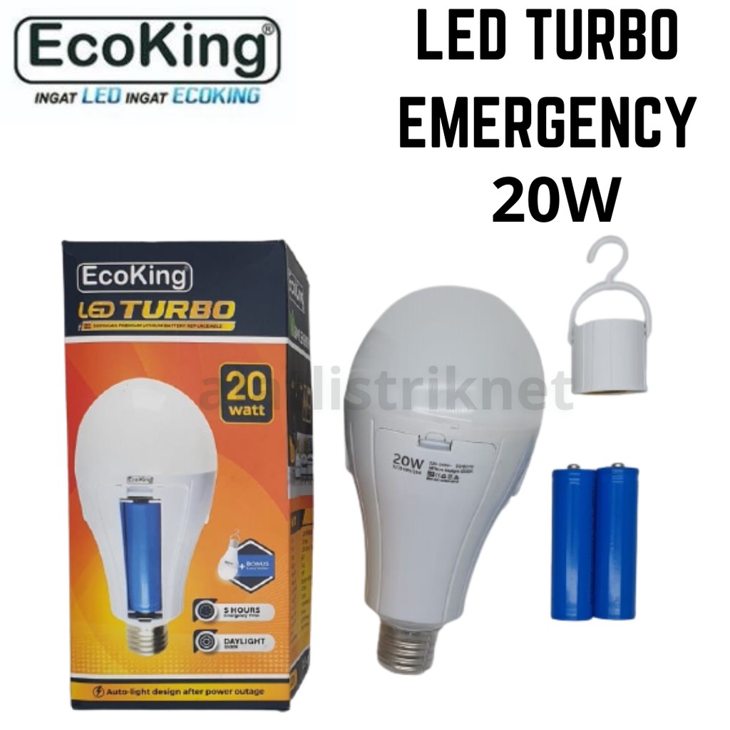 ECOKING LED EMERGENCY 20W BOHLAM MAGIC 20 WATT LED TURBO