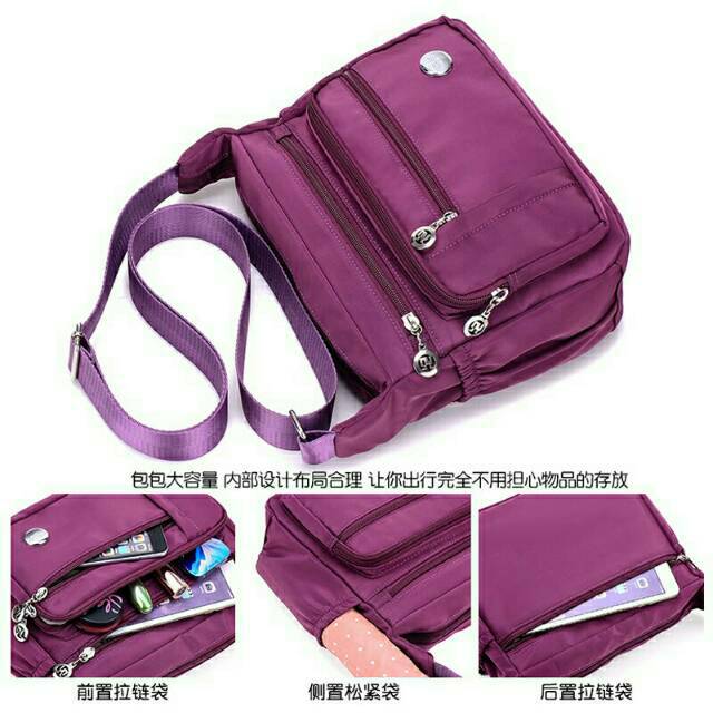 SLING BAG !!! Tas Selempang Fashion x6099 nilon Tas wanita Murah kwalitas Import