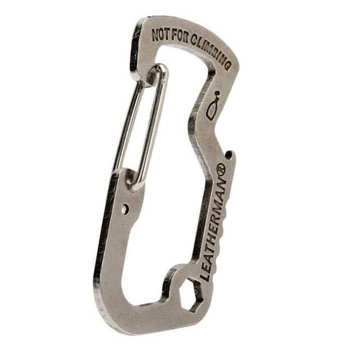 Grab Medan CARABINER STAINLESS STEEL WITH BOTTLE OPENER VERSATILE EDC SILVER