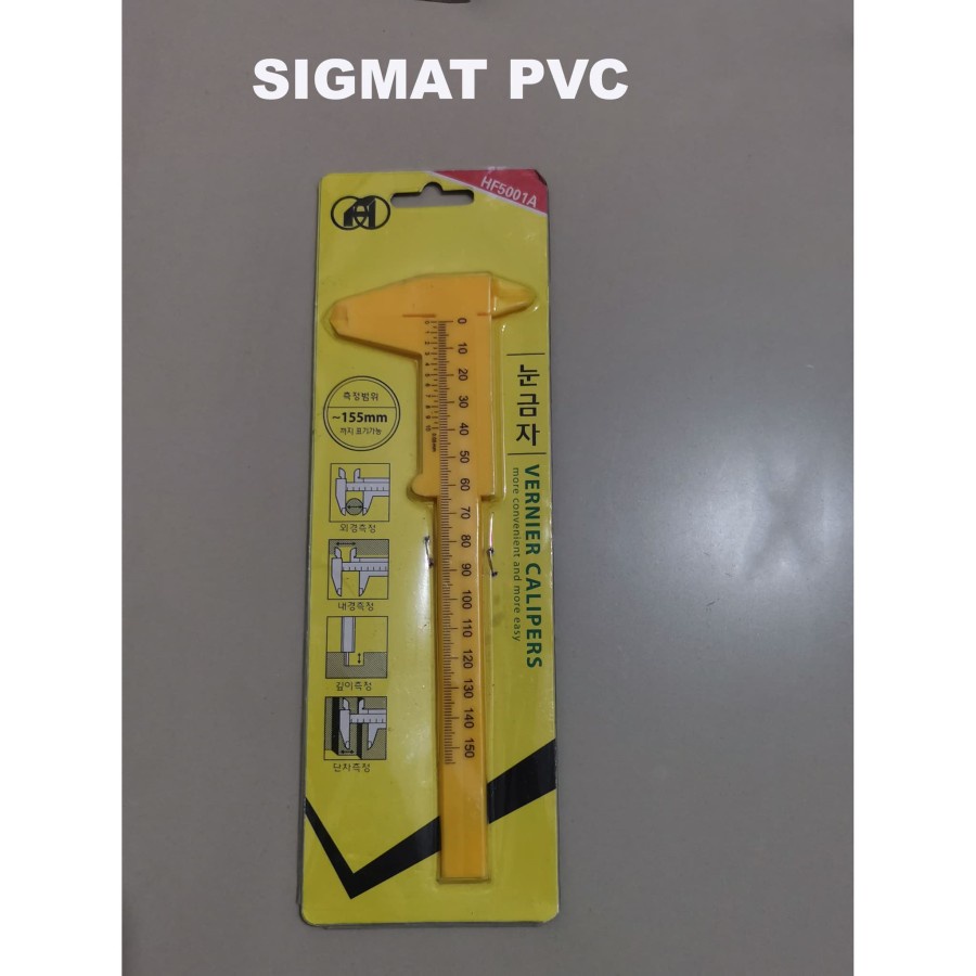 

Penggaris Sigmat 18cm PVC / sigmat murah