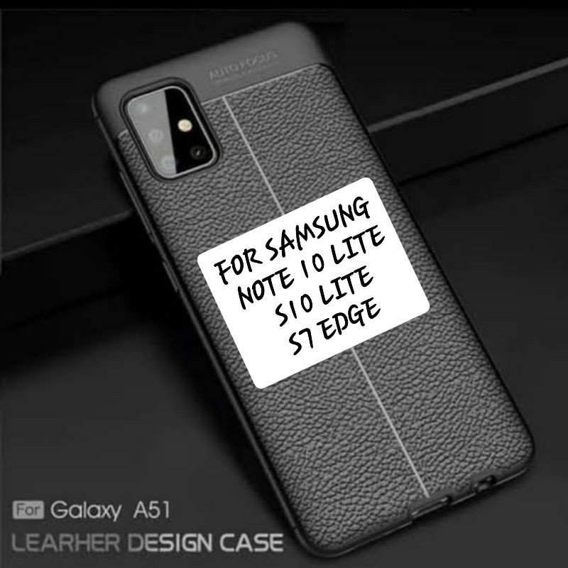 Case Silicon Auto Focus Samsung Note 10 lite/S10 lite/S7 edge SoftCase Kulit