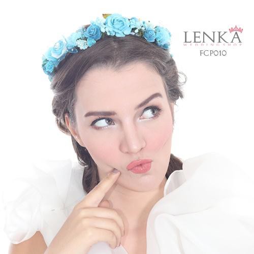 [BISA COD] AKSESORIS PENGANTIN FLOWER CROWN PESTA BRIDESMAID BANDO FCP010