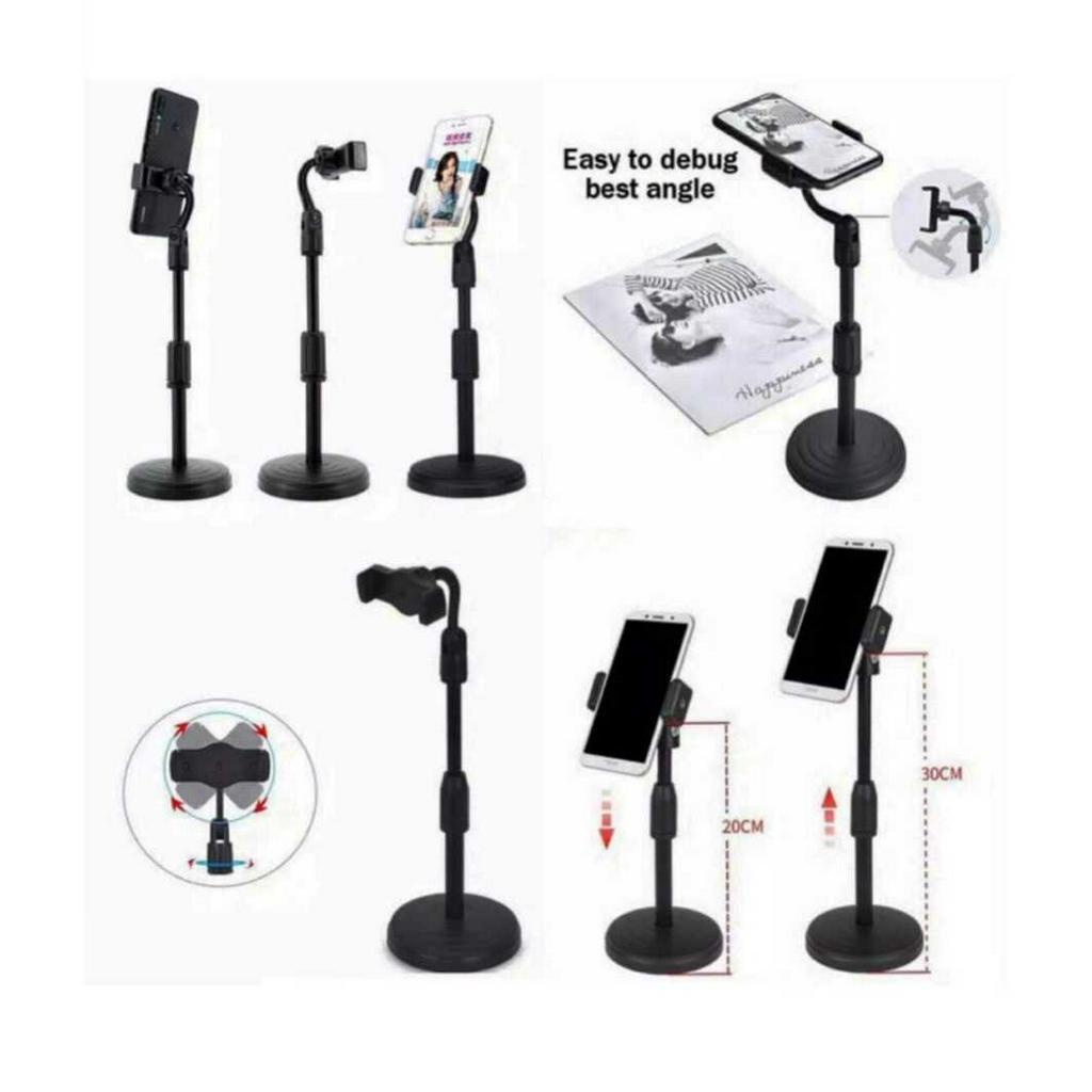 [COD] Mic Stand Phone Holder Tiang Pegang Mic Meja Mimbar Dudukan Meja