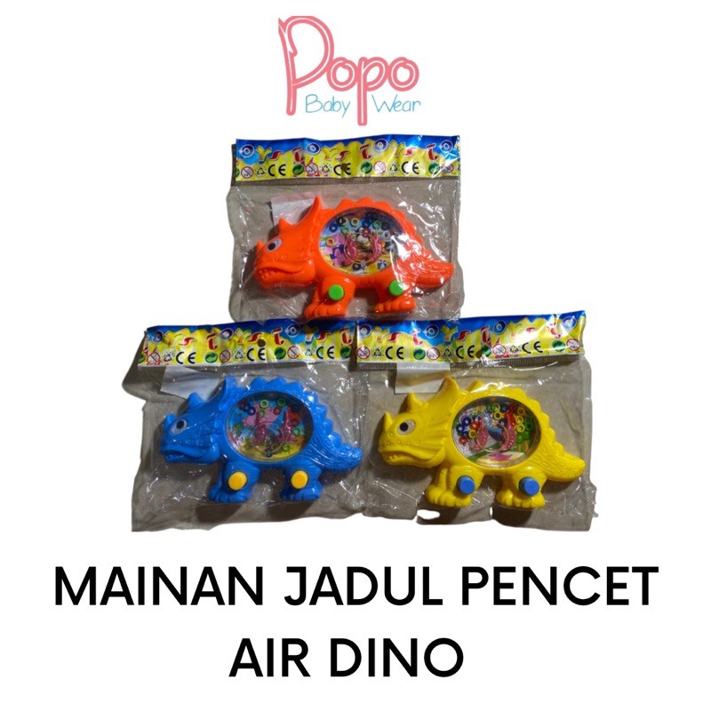 Mainan jadul pencetan air (Dino/Pesawat)/ Mainan Pencet air