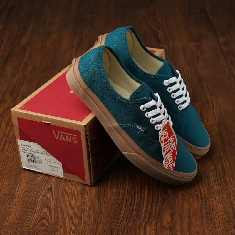 Vans Authentic (Light Gum) Atlantic Deep