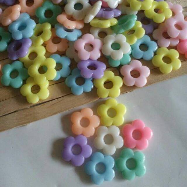 Bahan craft mote moza bunga