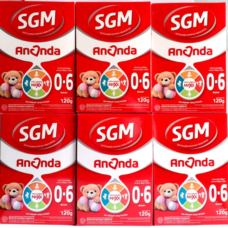 Susu Sgm Ananda 0-6 Bulan 120gr