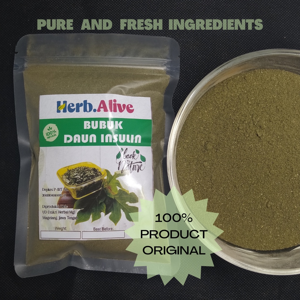 

DAUN INSULIN BUBUK / INSULIN SERBUK 1 KG