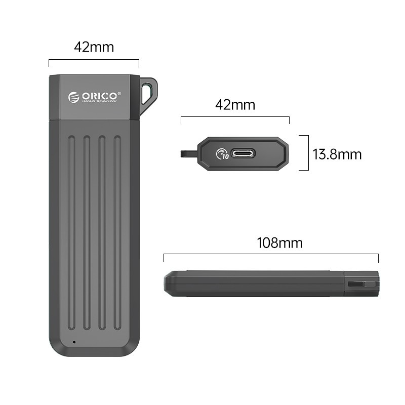 ORICO MM2C3 USB3.1 Gen1 Type-C 6Gbps M.2 SATA SSD Enclosure