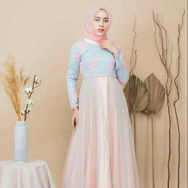 Dearmecca - AGHNIA TUTU DRESS - Tutu Dress - Tulle Dress - Gaun Premium - Dress Muslimah - Tulle