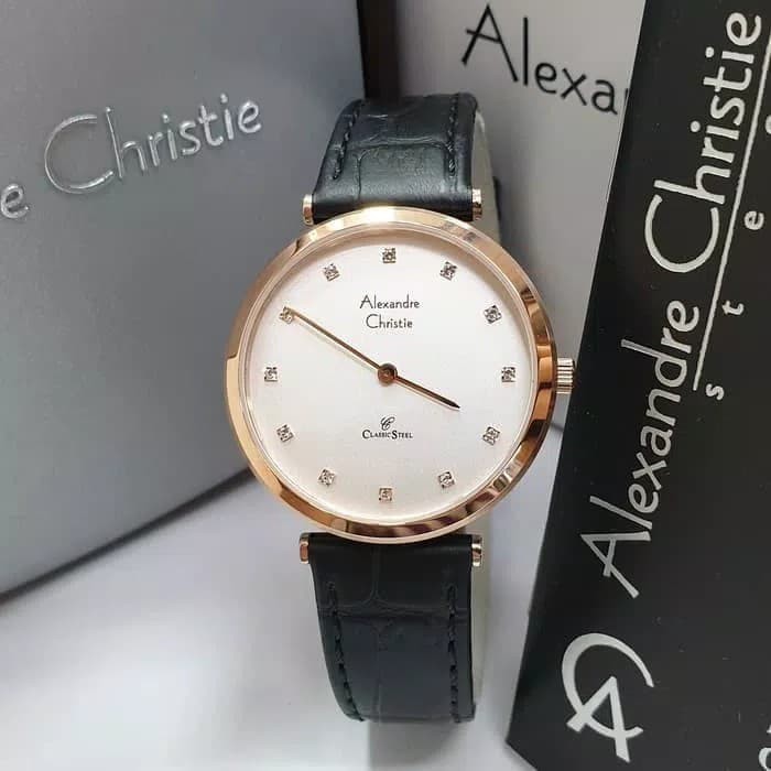 Jam Tangan Wanita Alexandre Christie Original New Model AC9550