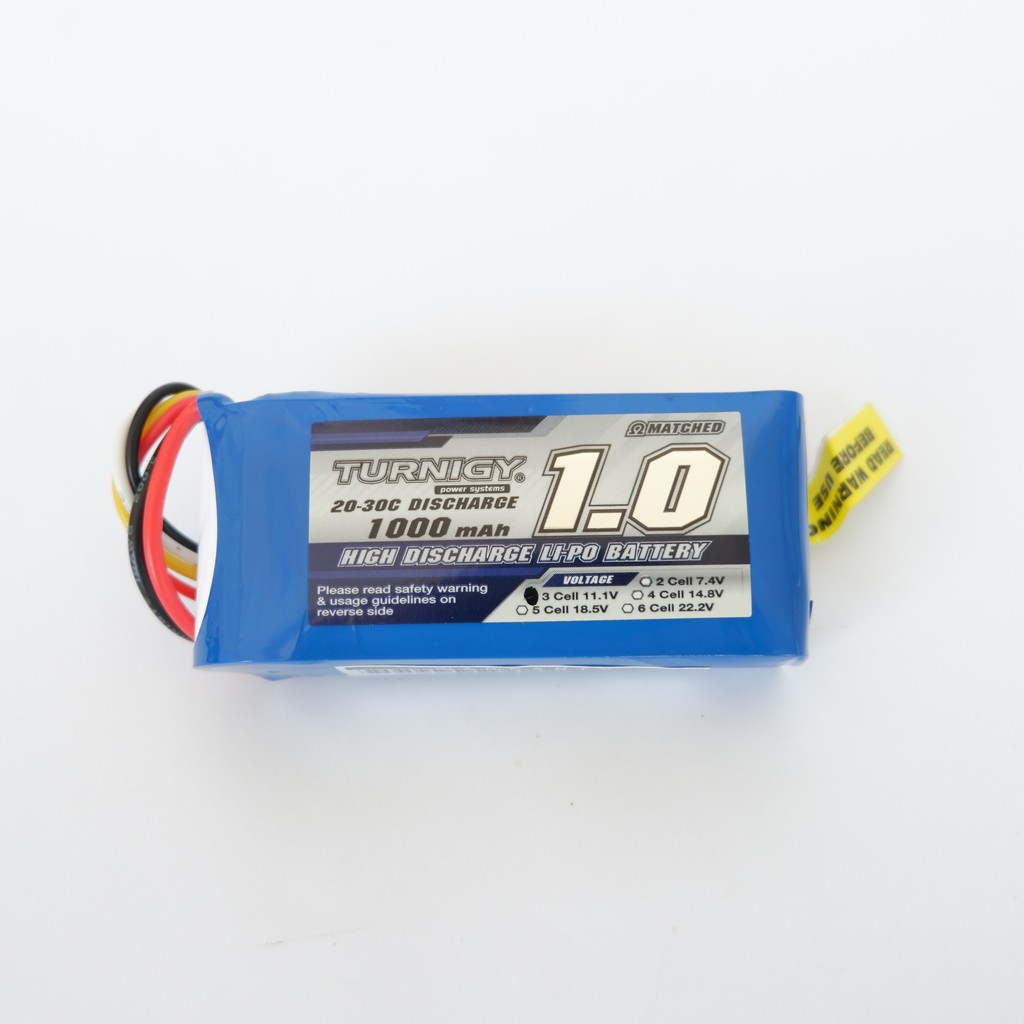 Jual Turnigy 1000mAh 3s 11.1v 20c Baterai LiPo RC Drone Shopee Indonesia