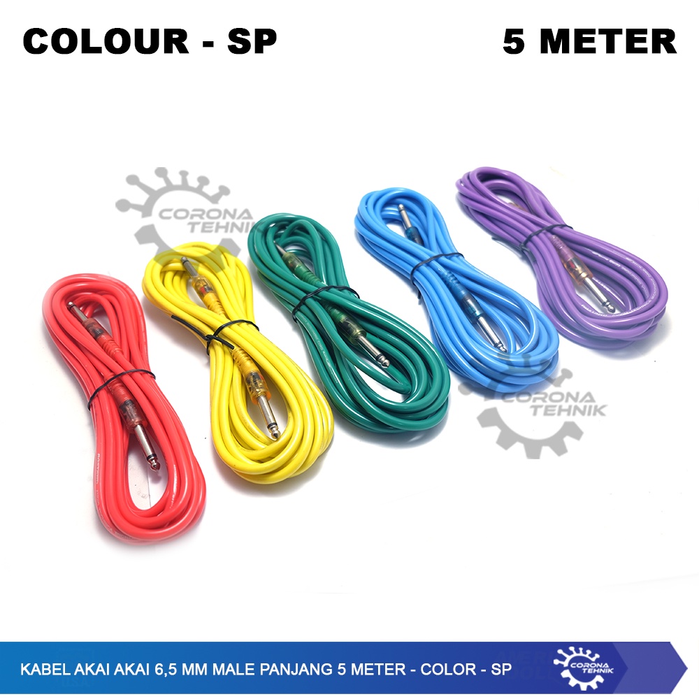 SP - Kabel Akai Akai 6,5 mm Male Panjang 5 Meter - Color